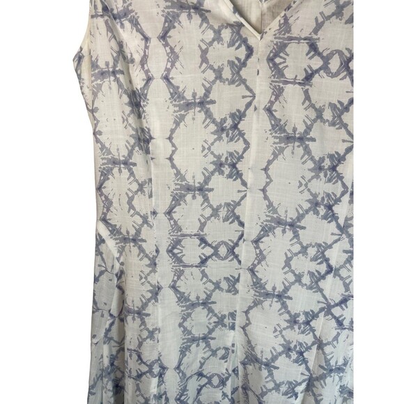 Rebecca Taylor Snake Skin Cotton Fit And Flounce Summer Sundress Size 4‎ - Picture 3 of 12